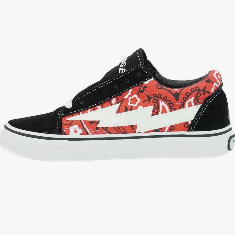 Revenge X Storm Red Rag Canvas Shoe Sneakers Old School